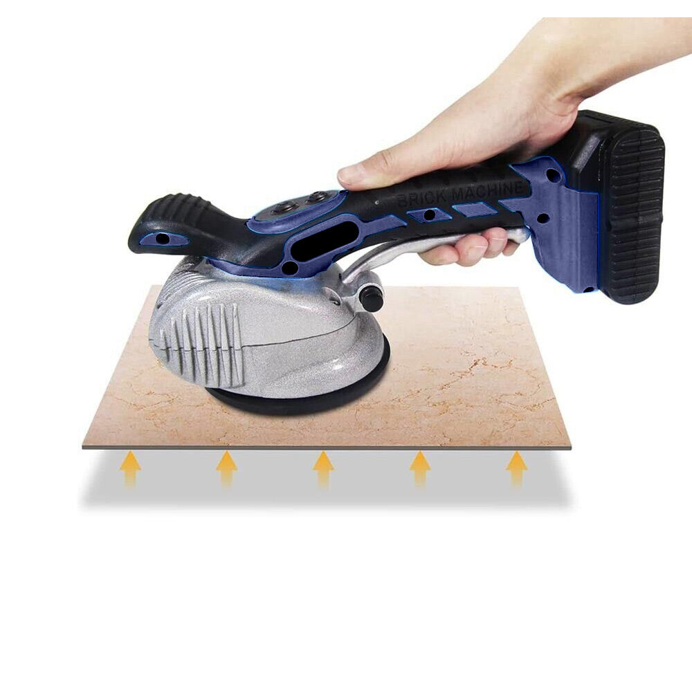 Ventosa vibrante doppia batteria 16,8V macchina per installazione di piastrelle mattonelle marmo levigatrice - enzoled