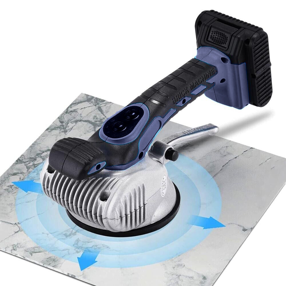Ventosa vibrante doppia batteria 16,8V macchina per installazione di piastrelle mattonelle marmo levigatrice - enzoled
