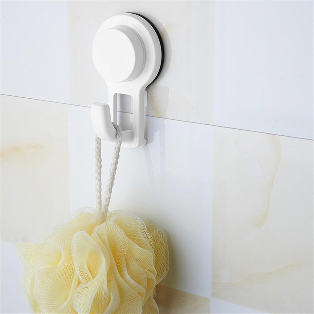 Appendino con Ventosa da Parete Gancio per Accappatoio Asciugamano Accessorio da Bagno - enzoled