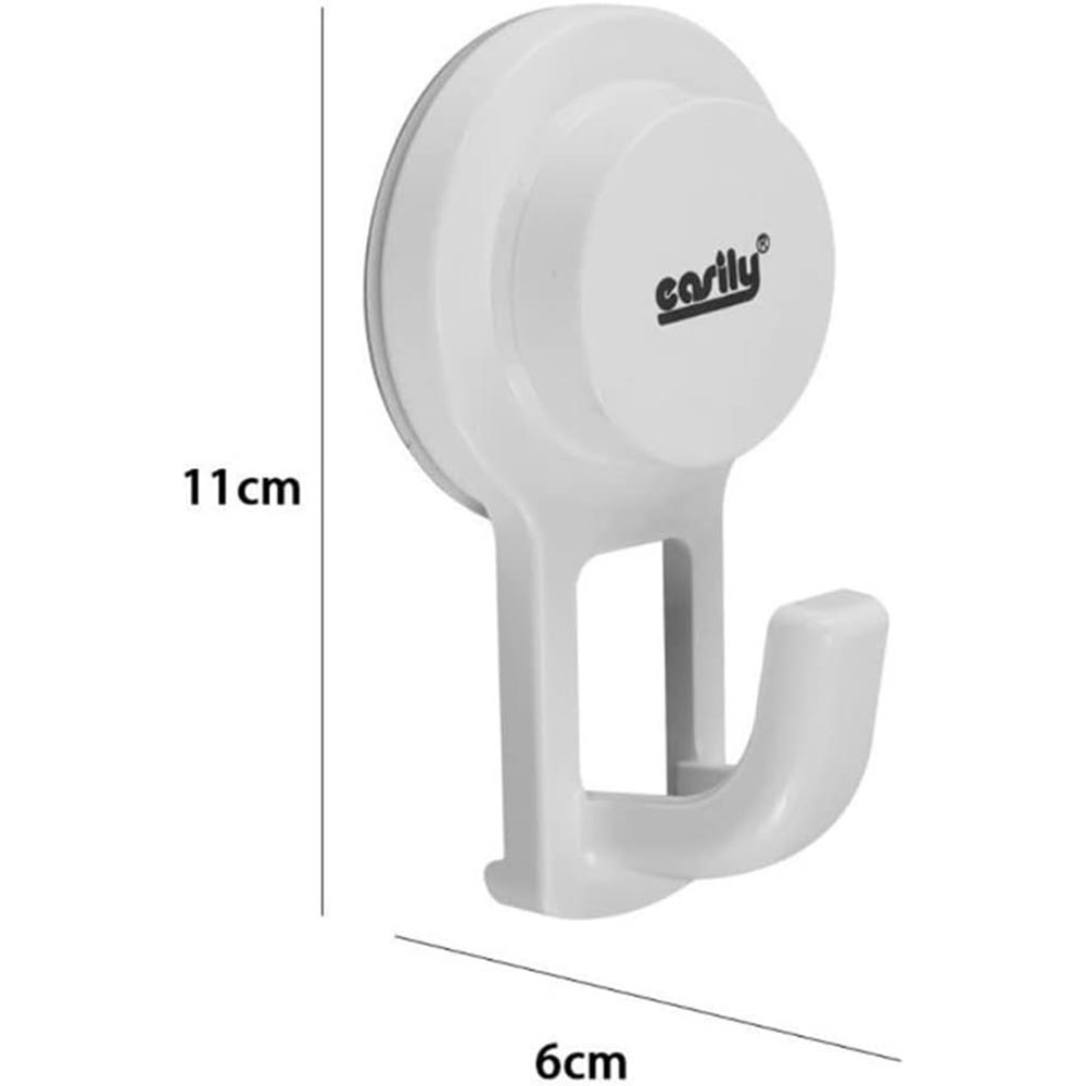 Appendino con Ventosa da Parete Gancio per Accappatoio Asciugamano Accessorio da Bagno - enzoled