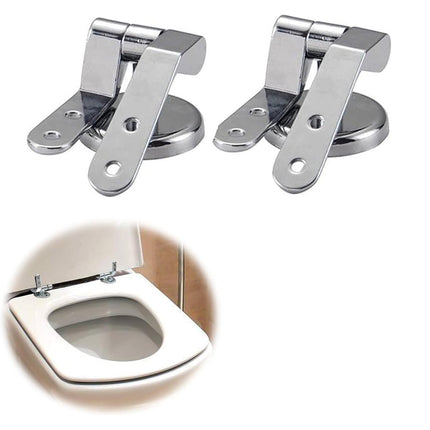 Cerniere per copriwater universali 2 pezzi con raccordi cerniera di ricambio per sedile tavoletta wc water - enzoled