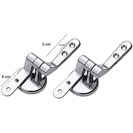 Cerniere per copriwater universali 2 pezzi con raccordi cerniera di ricambio per sedile tavoletta wc water - enzoled