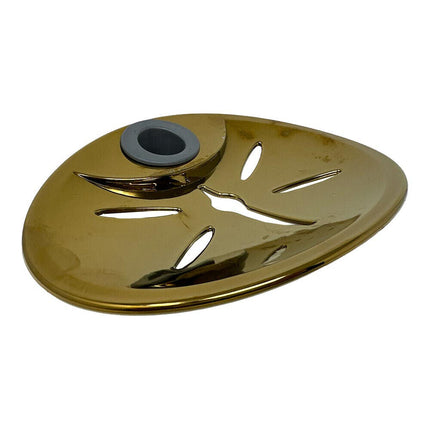 Colonna doccia moderna saliscendi con soffione quadrata doccetta telefono e portasapone per box doccia oro - enzoled