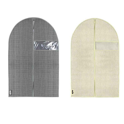 Custodia per abiti e vestiti 100x60 cm protettiva porta abiti da viaggio o per armadio con chiusura a zip con cerniera - enzoled