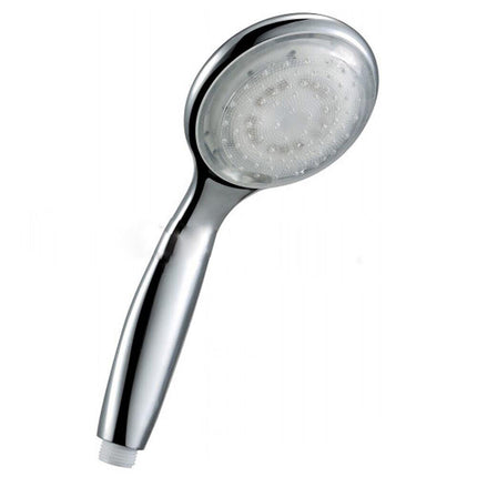 Soffione doccia con led rgb doccetta a telefono 20 e 25  cm cromoterapia doccia emozionale multicolore - enzoled