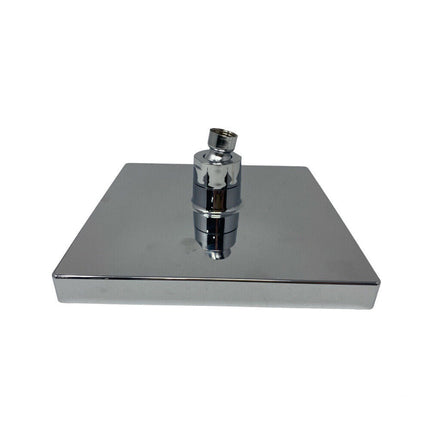 Soffione doccia con led rgb quadrato 15x15 cm per cromoterapia doccia emozionale doccetta multicolore - enzoled