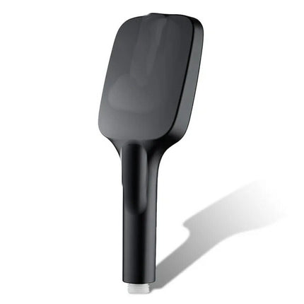 Soffione multigetto per doccia moderno nero per vasca da bagno doccetta a mano in abs con filtro anticalcare attacco 1/2 - enzoled