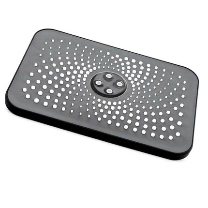 Soffione per doccia da bagno rettangolare 28,5x 19 cm in abs doccetta con filtro anticalcare alta pressione - enzoled