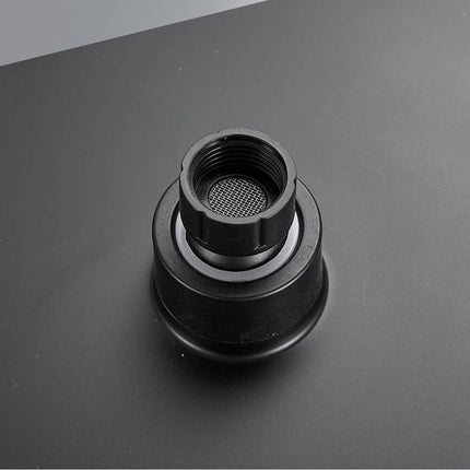 Soffione per doccia da bagno rettangolare 28,5x 19 cm in abs doccetta con filtro anticalcare alta pressione - enzoled