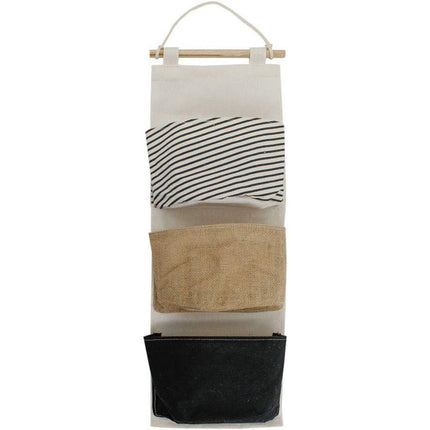 Porta Oggetti da Bagno in Tessuto con Tasche Ganci Organizer Multiuso vari modellli - enzoled