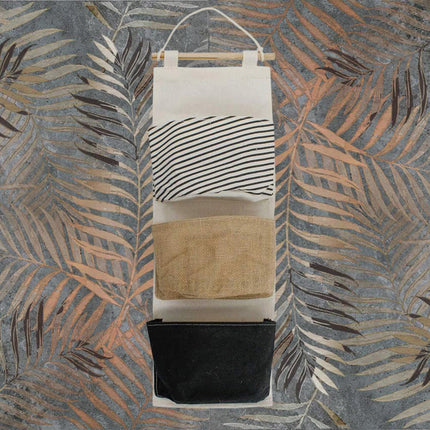 Porta Oggetti da Bagno in Tessuto con Tasche Ganci Organizer Multiuso vari modellli - enzoled