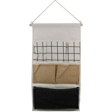 Porta Oggetti da Bagno in Tessuto con Tasche Ganci Organizer Multiuso vari modellli - enzoled