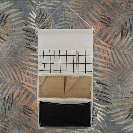 Porta Oggetti da Bagno in Tessuto con Tasche Ganci Organizer Multiuso vari modellli - enzoled