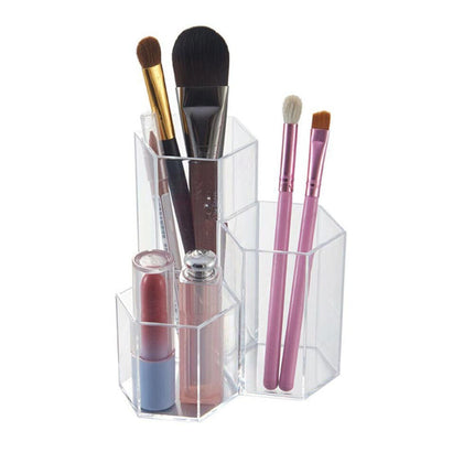 Organizer cosmetici porta trucchi creme 3 scomparti in ABS organizzatore make up - enzoled