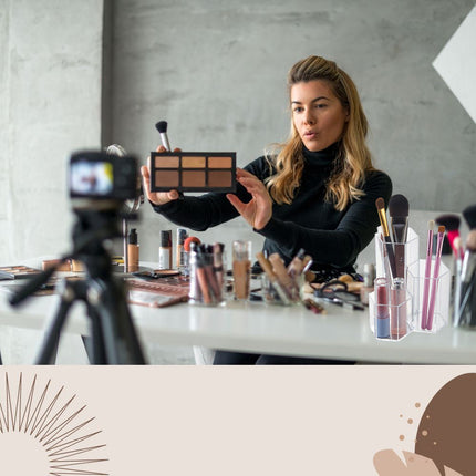 Organizer cosmetici porta trucchi creme 3 scomparti in ABS organizzatore make up - enzoled