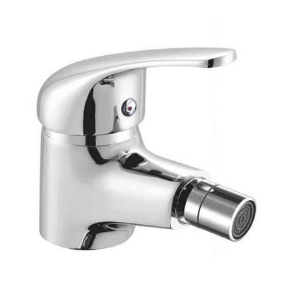 Rubinetto per bidet bagno miscelatore monocomando cromato lucido modello Bari - enzoled