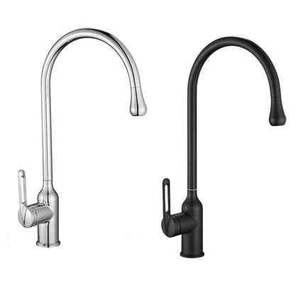 Rubinetto da cucina ultra moderno a canna alta miscelatore monocomando per lavandino - enzoled