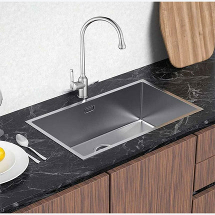 Rubinetto da cucina ultra moderno a canna alta miscelatore monocomando per lavandino - enzoled