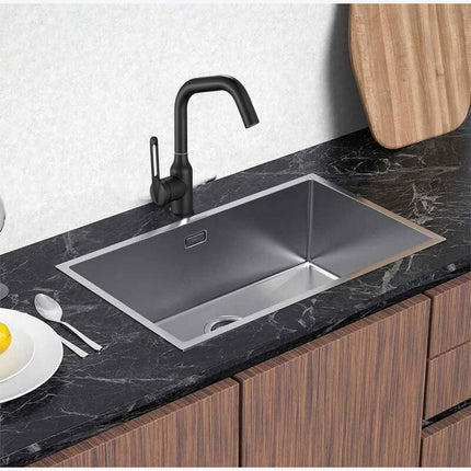 Rubinetto da cucina ultra moderno a canna bassa miscelatore monocomando per lavandino - enzoled