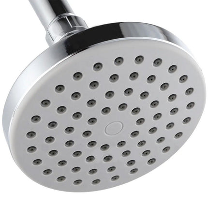 Soffione per doccia da bagno rotondo 11 cm in abs doccetta con filtro anticalcare alta pressione cromato - enzoled