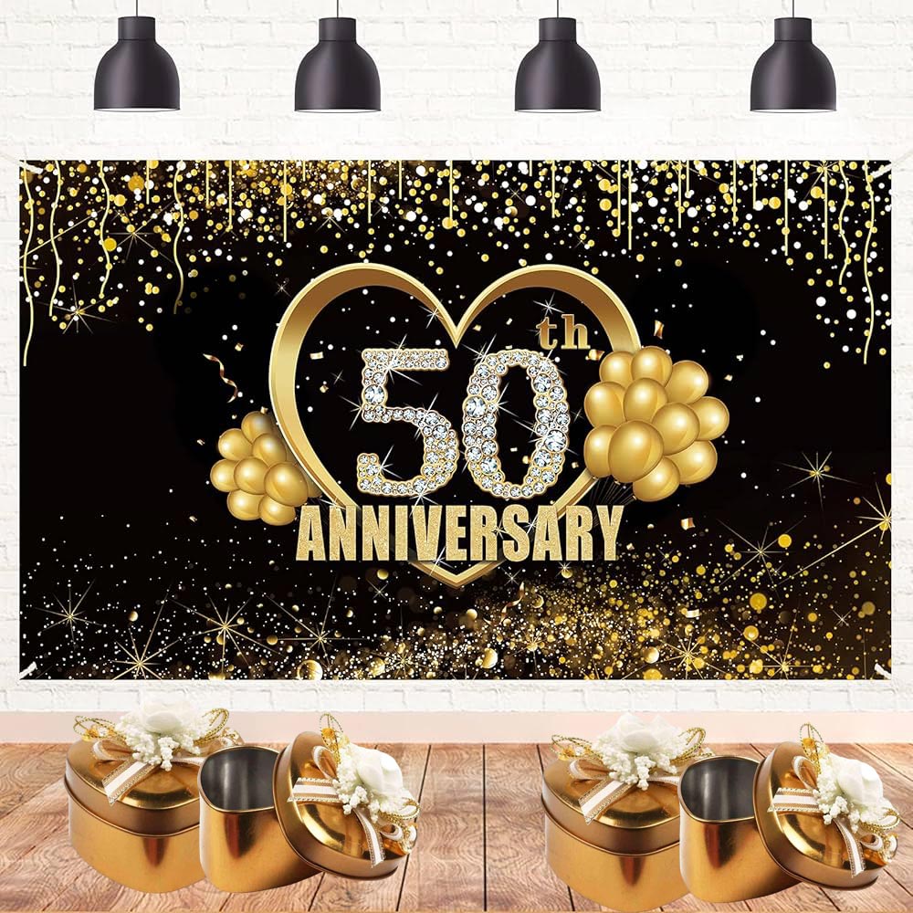 Set 12 scatoline portaconfetti a Forma di Cuore per Anniversario scatole per Confetti bomboniere segnaposto in Latta 50 Anni Matrimonio - enzoled