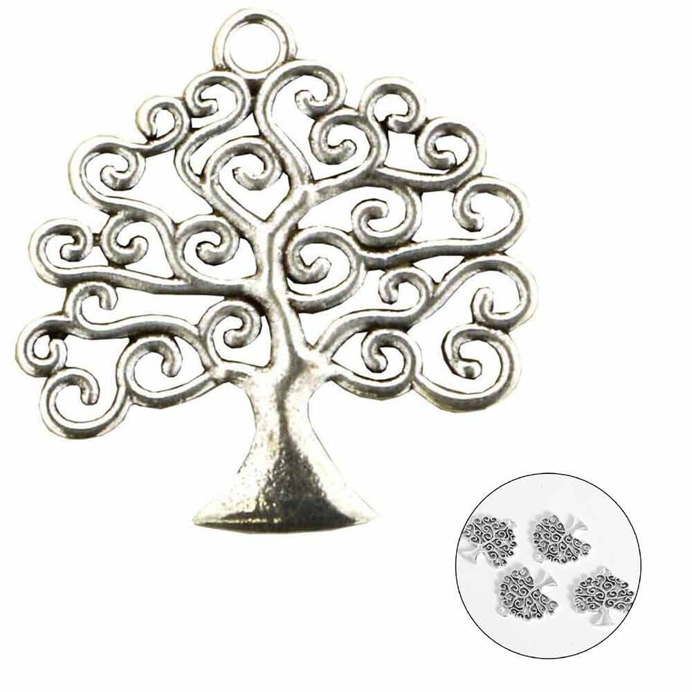 Decorazione per bomboniera 20 ciondolo albero della vita per portaconfetti compleanno comunione laurea - enzoled