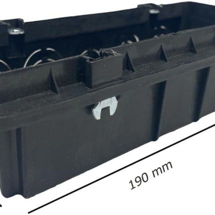 Set 5 Cassetta da incasso 506/507 scatole combinate da muro 6/7 posti con inserti in ferro zincato IP40 - enzoled