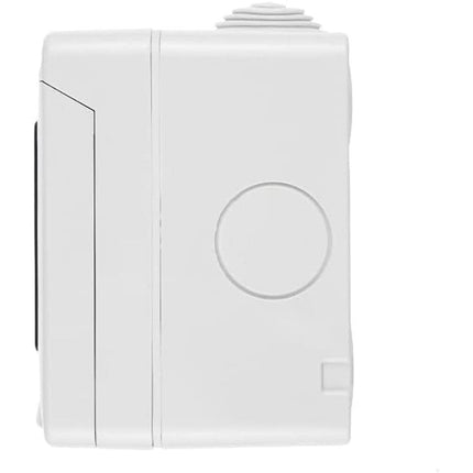 Cassetta con coperchio idrobox per esterno a 3  posti compatibile con matix custodia per interruttori ip55 - enzoled