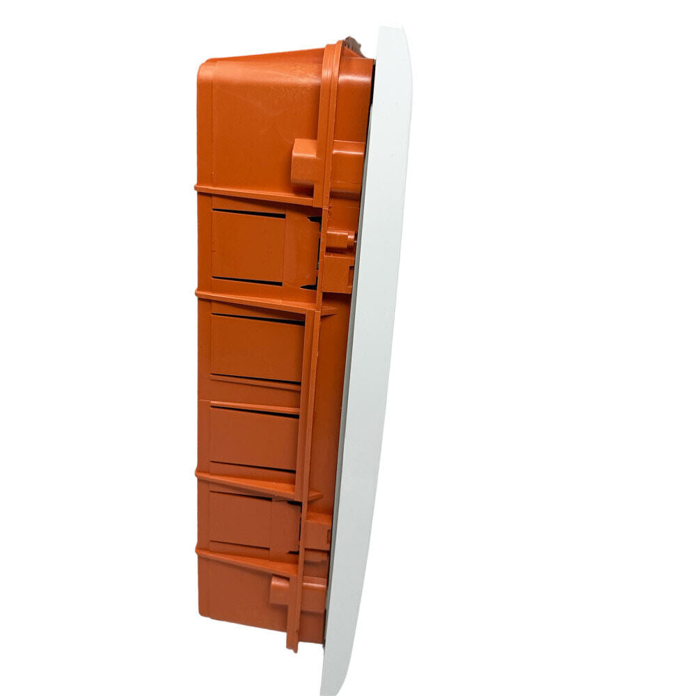 Centralino da incasso 24 moduli quadro elettrico con cornice e portello bianco IP40 - enzoled