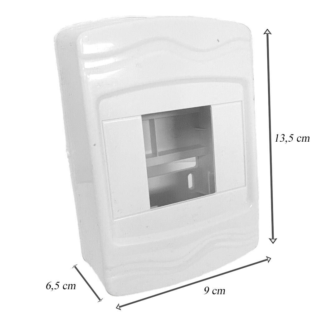 Quadro elettrico centralino DIN 3-4 moduli box scatola per interruttori IP40 - enzoled
