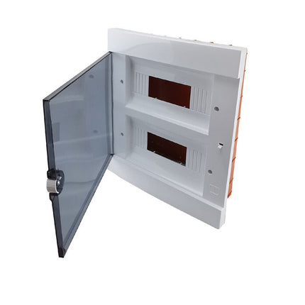 Quadro elettrico da incasso centralino 2x12 24 moduli DIN box scatola per interruttori IP40 - enzoled