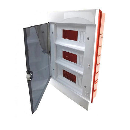 Quadro elettrico da incasso centralino 3x12 36 moduli DIN box scatola per interruttori IP40 - enzoled