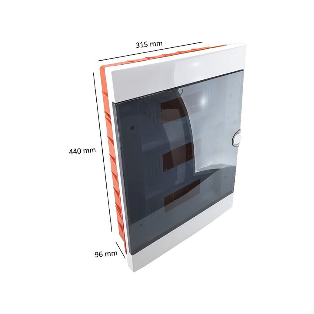 Quadro elettrico da incasso centralino 3x12 36 moduli DIN box scatola per interruttori IP40 - enzoled