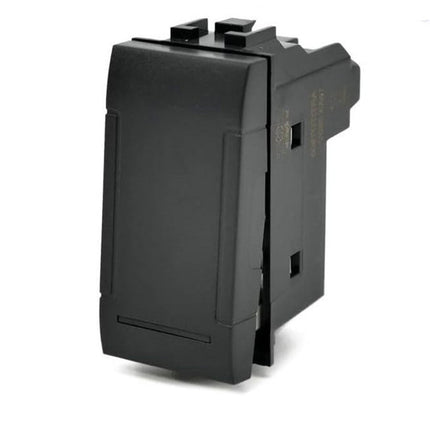 Deviatore bipolare compatibile con living light international air interruttore pulsante 2p 16a 250v - enzoled