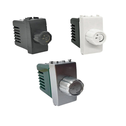 Interruttore dimmer compatibile con Living Light International Air regolatore controller con manopola per luci illuminazione led 500 watt 230V - enzoled