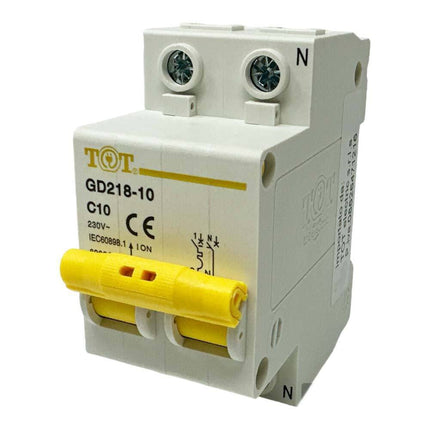 Interruttore automatico magnetotermico differenziale salvavita modulare per quadro elettrico 2P+N 6ka 10 16 20 25 32 40 63 ampere - enzoled