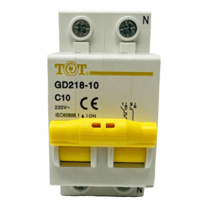 Interruttore automatico magnetotermico differenziale salvavita modulare per quadro elettrico 2P+N 6ka 10 16 20 25 32 40 63 ampere - enzoled