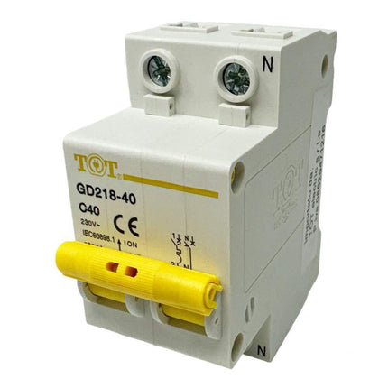 Interruttore automatico magnetotermico differenziale salvavita modulare per quadro elettrico 2P+N 6ka 10 16 20 25 32 40 63 ampere - enzoled