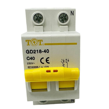 Interruttore automatico magnetotermico differenziale salvavita modulare per quadro elettrico 2P+N 6ka 10 16 20 25 32 40 63 ampere - enzoled