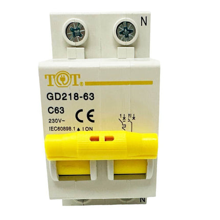 Interruttore automatico magnetotermico differenziale salvavita modulare per quadro elettrico 2P+N 6ka 10 16 20 25 32 40 63 ampere - enzoled