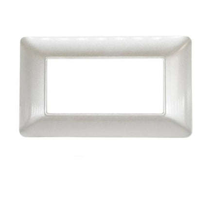 Placchetta per interruttore a 3 4 6 posti bianco perla cassetta 503 compatibile con btcino matix supporto cover - enzoled