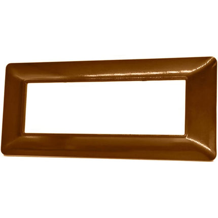 Placchetta per interruttore a 3 4 6 posti bronzo cassetta 503 compatibile con btcino matix supporto cover - enzoled
