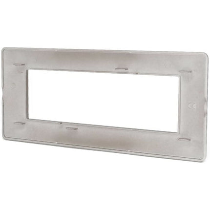 Placchetta per interruttore a 3 4 6 posti grigio scuro cassetta 503 compatibile con btcino matix supporto cove - enzoled