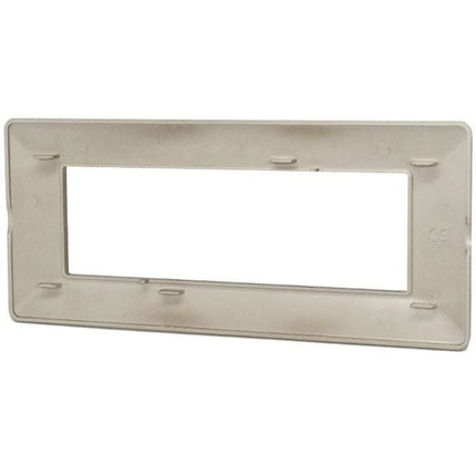 Placchetta per interruttore a 3 4 6 posti oro satinato cassetta 503 compatibile con btcino matix supporto cover - enzoled