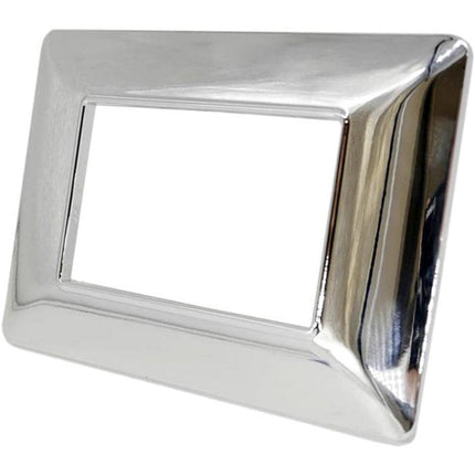 Placchetta per interruttore a 3 4 7 posti argento cassetta 503 compatibile con btcino matix supporto cover - enzoled