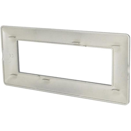 Placchetta per interruttore a 3 4 7 posti argento cassetta 503 compatibile con btcino matix supporto cover - enzoled