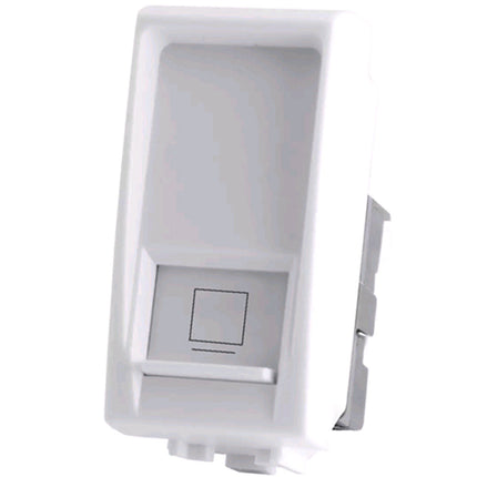 Presa di rete lan compatibile con living light international air connettore modulo rj45 8 pin utp cat 5e 1p - enzoled