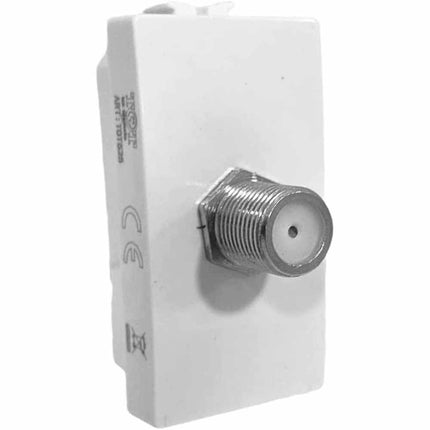 Presa tv a vite satellitare compatibile con matix prese femmina da incasso per moduli - enzoled