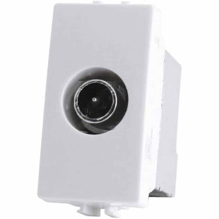 Presa tv derivata compatibile con matix connettore maschio prese da incasso per moduli - enzoled