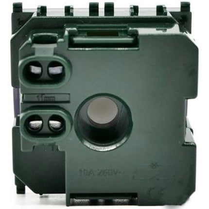 Pulsante portanome compatibile Living Light International Air targhetta campanello interruttore 2 moduli - enzoled